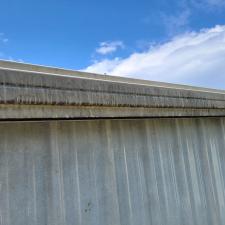 Commercial Warehouse Wash and Gutter Cleanout in Weaverville, NC 1