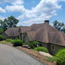 Woodfin, NC Roof Cleaning, House Wash, Ipe Deck Cleaning, and Gutter Cleanout 1